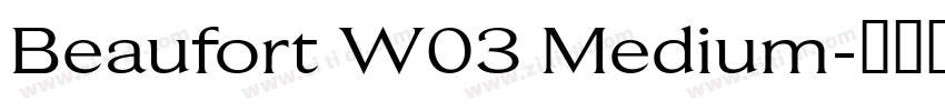 Beaufort W03 Medium字体转换
